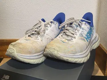 HOKA ONE ONE 23.5cm 화이트/블루
