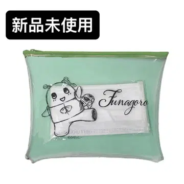 [ 미사용 새상품 ] 후나고로 PVC 파우치 (마스크 3개입)