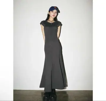 다리치 darich 머메이드 플레어 컷 롱 원피스