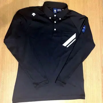 [ 미사용 ] 데상트 골프 롱 피케 셔츠