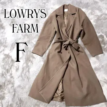 LOWRYS FARM 로리즈팜 벨트 포함 롱 코트 F 사이즈