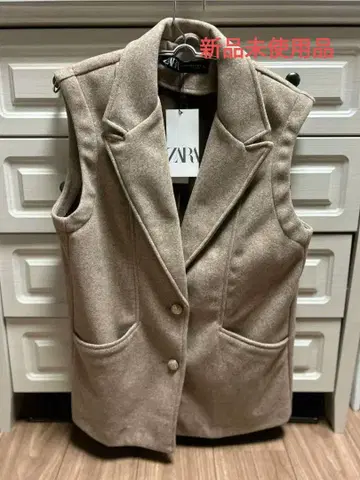 ZARA 베스트 베스트 XS-S 베이지