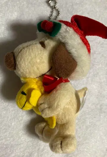 레어 스누피 & 우드스탁 X'mas 마스코트 스누피 브라운