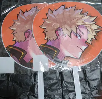 나의 히어로 아카데미아 히어로 응원 점보 부채 바쿠고 카츠키 2세트