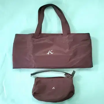 새상품급 Kitamura 키타무라 파우치 포함 접이식 에코백 쇼핑