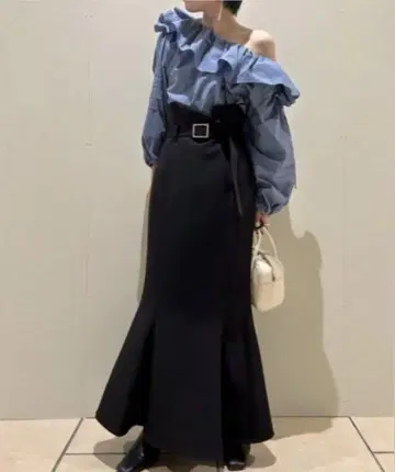 프레이 아이디 2WAY 하이웨스트 머메이드 스커트 FWFS231032