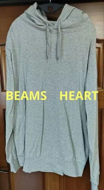 BEAMS HEART 남성용 긴팔 후드티 L
