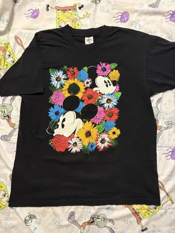 90s MICKEY&CO 'MICKEY FLOWER' SIZE:XL