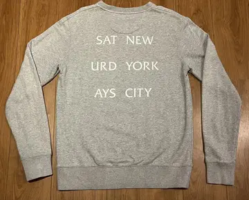 그레이 스웨트 셔츠 S.NYC Saturdays NYC
