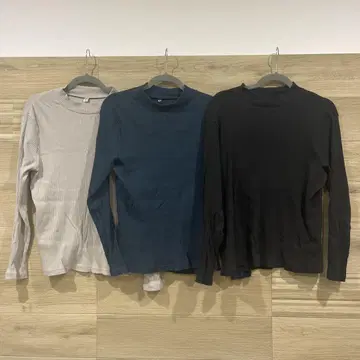UNIQLO 유니클로 긴팔 3장 세트