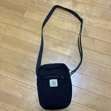 Carhartt 블랙 코듀로이 숄더백