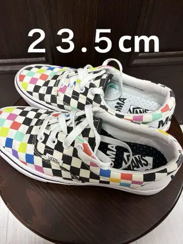 VANS and MoMA 네이비 컴피쿠쉬 에라 Unisex 23.5cm