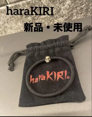 haraKIRI 스컬 모티브 팔찌 머리끈