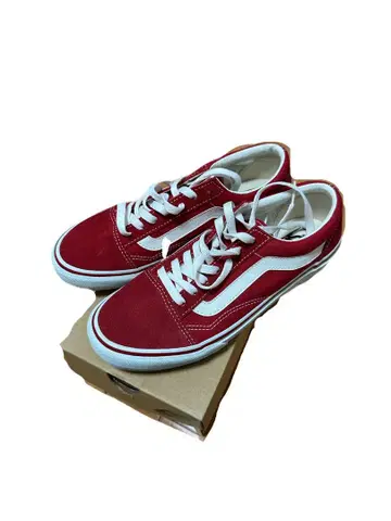 VANS 빨간색 24.5cm