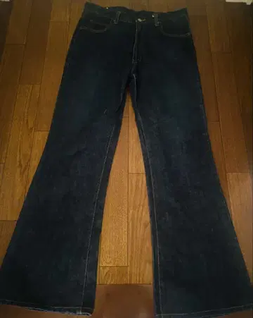 [ 청바지 ] BURGUS 부츠컷 데님 팬츠 다크 데님 32인치