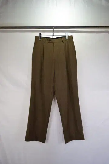 구제 의류 유로 브라운 울 슬랙스 팬츠 유럽 구제 의류 빈티지