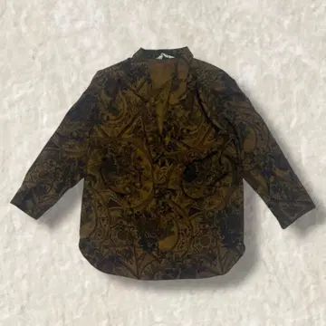 페이즐리 무늬 자켓 테일러드 아우터 남성용 개성있는 vintage