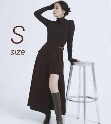anuans 아뉴앙스 비대칭 레이어드 스커트 S 새상품급
