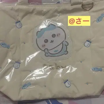 치이카와 Chiikawa Baby 퀼팅 토트백 하치와레