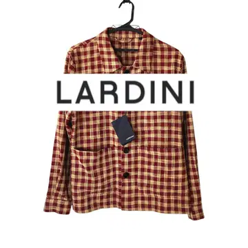 착용 1회 Lardini 셔츠 자켓 블루종