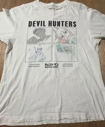 체인소 맨 DEVIL HUNTERS 티셔츠 S