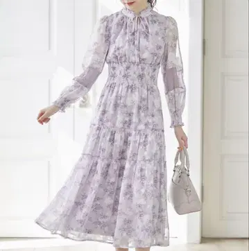tocco closet 토코 클로젯 롱 원피스 퍼플 보라색