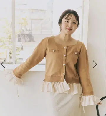 [ tomone 프로듀스 아이템 ] 2WAYpuripuri 가디건