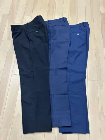 ONLY 슬랙스 3종 세트 블랙, 파랑, 다크 네이비 32