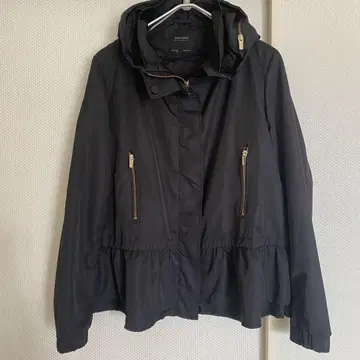 ZARA 마운틴 후드티 후드 부착 페플럼 프릴