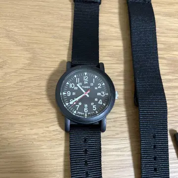 TIMEX 캠퍼 빅 사이즈 블랙