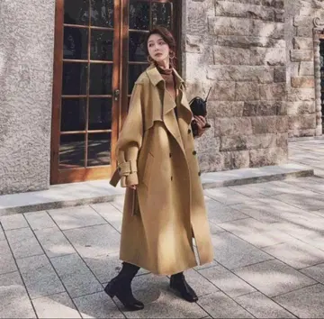 stella tokyo 베이지 롱 코트