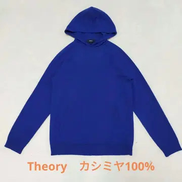새상품급 현행 택 Theory 캐시미어 100% 후디드 니트 후드티