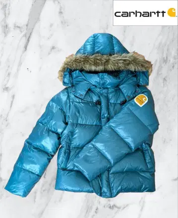 [ 새상품급 ] carhartt 칼하트 퍼 다운 자켓 L 와펜