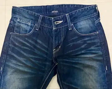 MUSE 다크 블루 부츠컷 데님