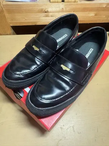 CONVERSE 블랙 코인 로퍼