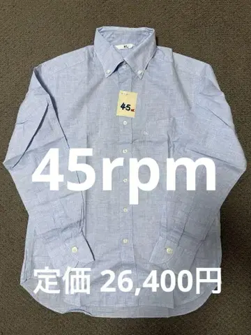 45rpm 하케메 버튼다운 셔츠 미사용 새상품
