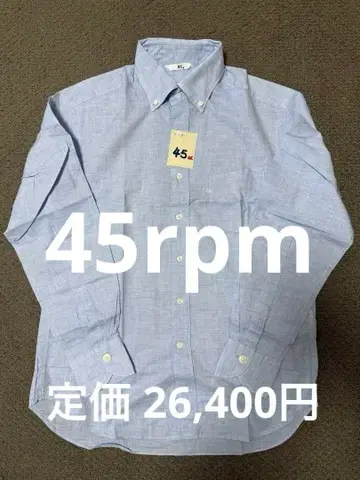 45rpm 하케메 버튼다운 셔츠 미사용 새상품