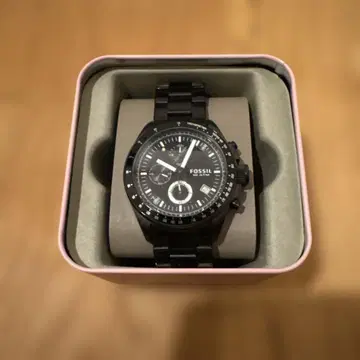 FOSSIL 블랙 크로노그래프 시계 파슬 DECKER CH2601IE