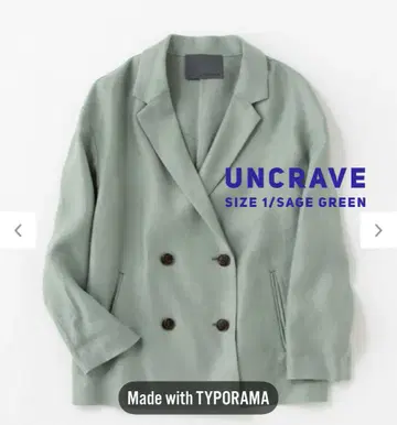 ucrave 더블 버튼 린넨 자켓