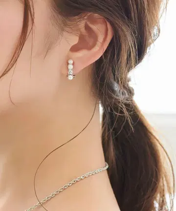 Phoebe 노블 펄 에어리 귀찌