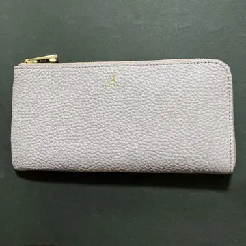 PELLE BORSA L자 지퍼 장지갑 라일락 미사용 새상품