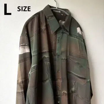 NEWTON 빈티지 카모플라주 셔츠 L 사이즈