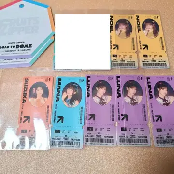 FRUITS ZIPPER 칭제 스즈카 라라포트 스티커