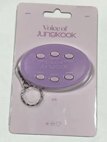 정국 보이스 키링 Jungkook