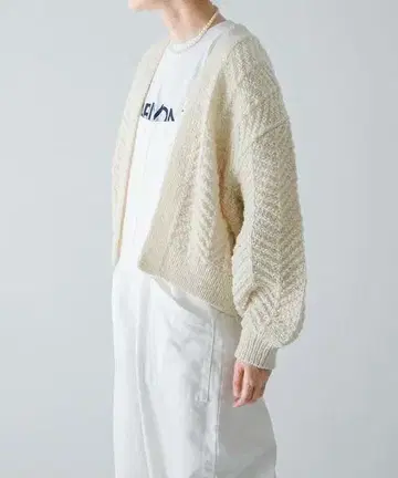미사용 새상품 카구레 페루 해린본 가디건