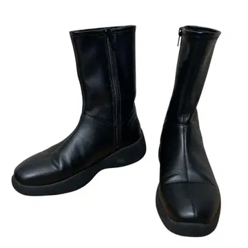 UNIQLO:C 유니클로:C 숏부츠 블랙 웨지솔 23.5