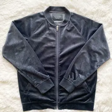 [ 새상품급 ] 나노 유니버스 19AW 벨벳 ZIP 가디건 블루종
