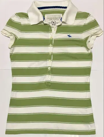Abercrombie & Fitch/아바클로 반팔 피케 셔츠 여성용 S