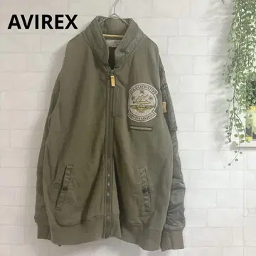 AVIREX MA-1 L-2B 맨투맨 나일론 US NAVY 플라이트