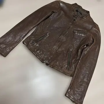 Used johnbull 젬블 싱글 브라운 가죽 S
